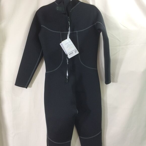 Hevto Men’s Full Wetsuit Medium Black 90% Neoprene 10% Nylon New With Tags - Picture 5 of 8